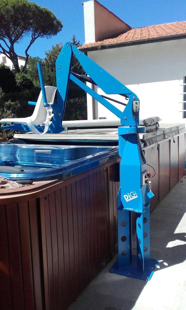 Zwembadlift F100 - Gefixeerd