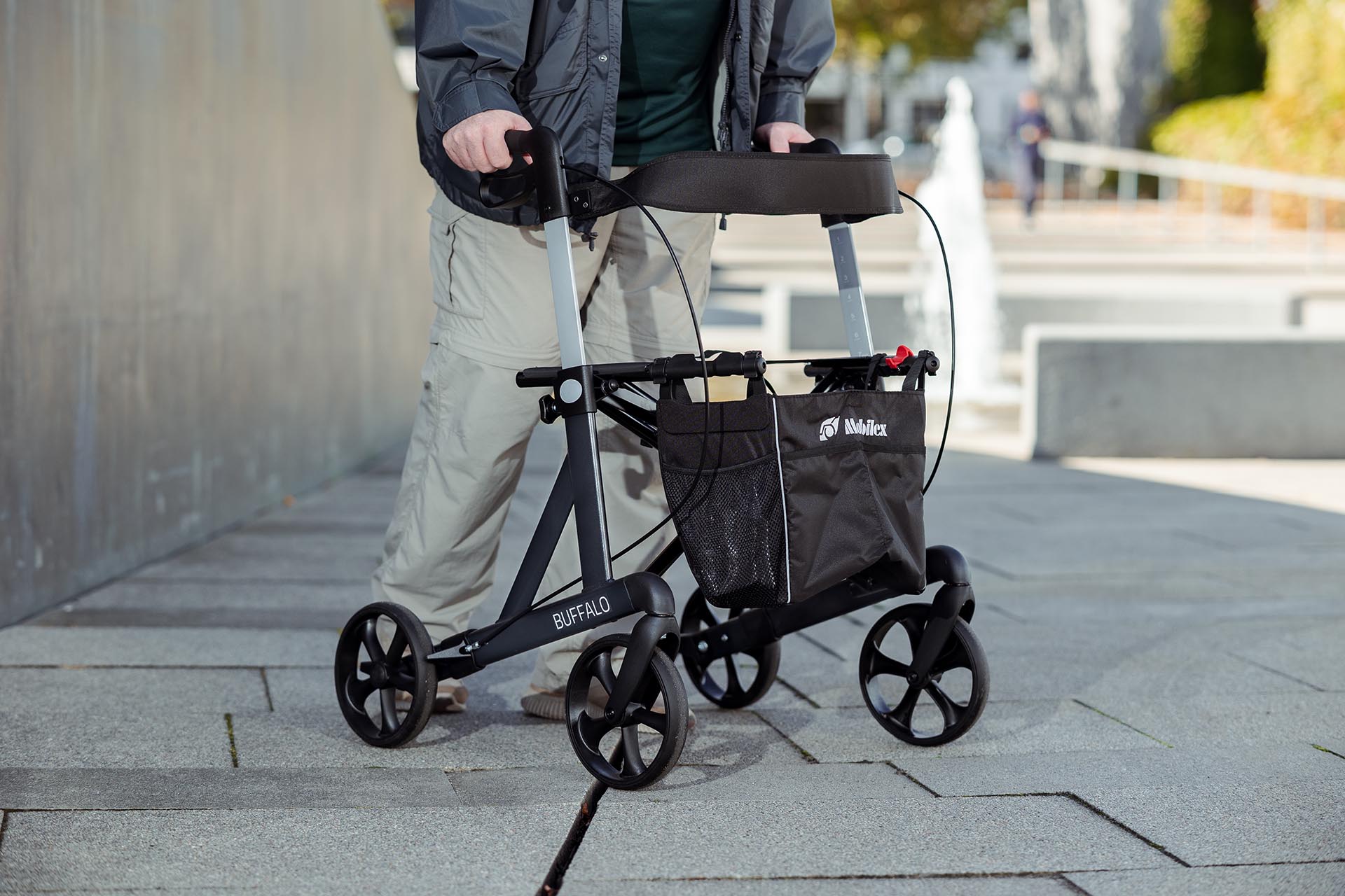 Rollator Buffalo - tot 200 kg - Afbeelding 11
