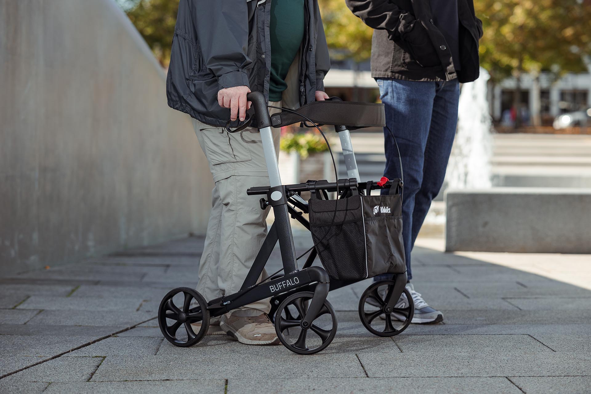 Rollator Buffalo - tot 200 kg - Afbeelding 3