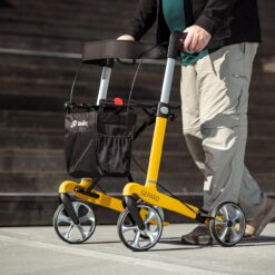 Alternative view of Rollator Gepard geel - (Carbon) Ultra lichtgewicht