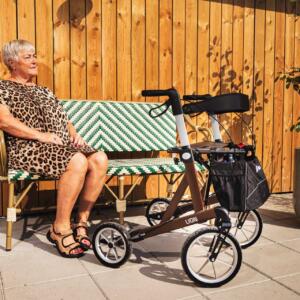 Rollator Lion - Voor ongelijk terrein