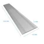 Drempelvervanger 3 x 125 x 1000 mm Aluminium Drempelvervanger 3 x 125 x 1000 mm Aluminium