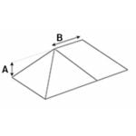 Modulaire hellingbaan - vlak met hoeken