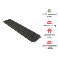 Drempelhulp Rubber 32x305x1067 mm, 3-Zijdig Oprijdbaar - Afbeelding 4