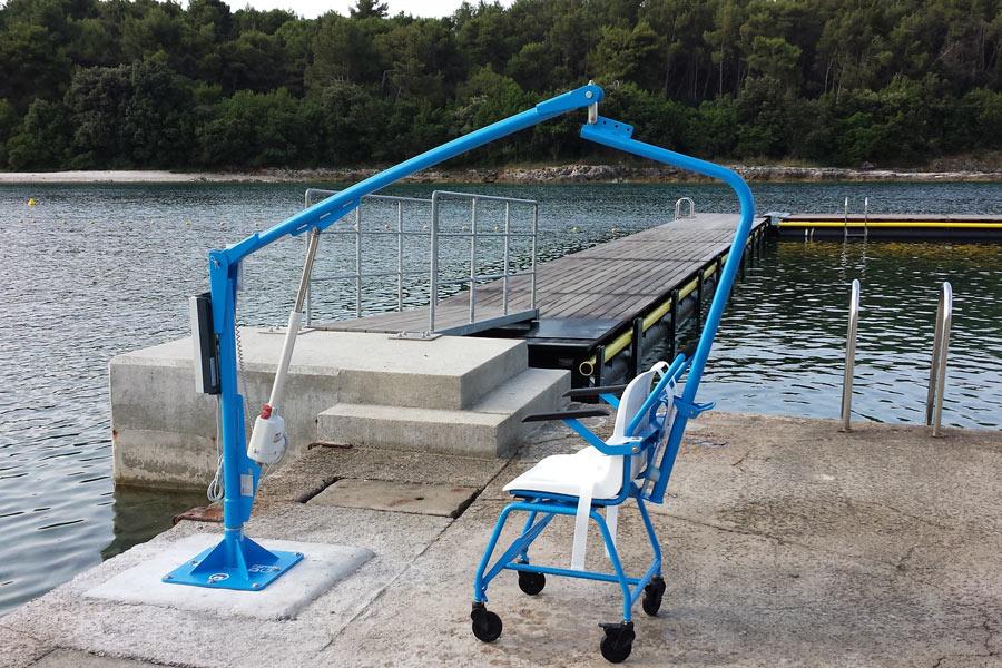 Zwembadlift F145B - Gefixeerd - Afbeelding 6