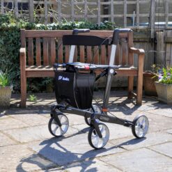 Alternative view of Rollator Gepard Zwart - (Carbon) Ultra lichtgewicht