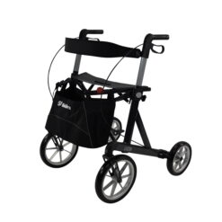 Rollator Lion grijs - Voor ongelijk terrein
