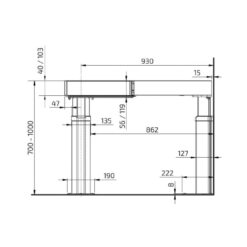 Baselift 6311 Corner - Vloer gemonteerd - Afbeelding 7