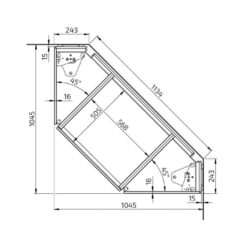 Baselift 6312 Corner - Vloer gemonteerd - Afbeelding 6