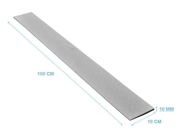 Quickramp 10mm - Drempelhulp polyethyleen
