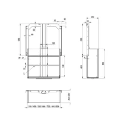 Verstelbare Bovenkastlift - Verti 840 - Afbeelding 6