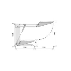 Unilift 870 - Lift voor keukenapparaten - Afbeelding 7