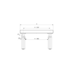 Manulift 6380 - Wand gemonteerd - handmatig - Afbeelding 6