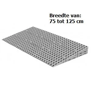 5,6 t/m 7,2 cm hoog - Drempelhulp 3 Laags