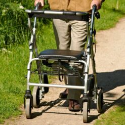 2 In 1 Rollator & transfer stoel - Afbeelding 3