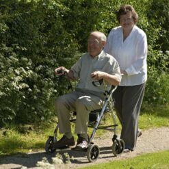 2 In 1 Rollator & transfer stoel