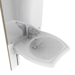 Alternative view of Basicline 401-03 - Handmatige wastafellift