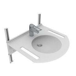 Alternative view of Basicline 403-15 – Handmatige wastafellift