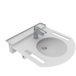 Alternative view of Basicline 406-15 – Handmatige wastafellift