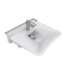 Alternative view of Basicline 406-01 – Handmatige wastafellift