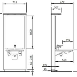 Designline 417-03 - Elektrische wastafellift - Afbeelding 8