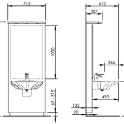Designline 417-01 - Elektrische wastafellift - Afbeelding 7