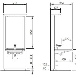 Designline 417-10 - Elektrische wastafellift - Afbeelding 5