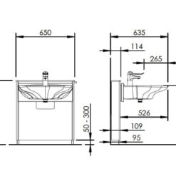 Basicline 415-01 - Elektrische wastafellift - Afbeelding 5