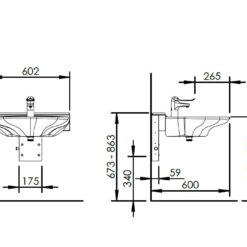 Basicline 406-01 – Handmatige wastafellift - Afbeelding 5