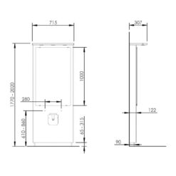 Designline 417-0 - Elektrische wastafellift - Afbeelding 4