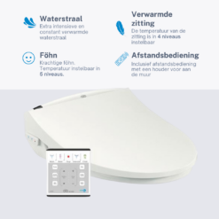 Alternative view of Dib C430R bidet met afstandsbediening - Douchewc