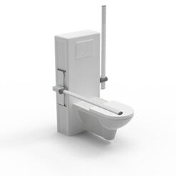 Hoog-laag toilet - Achterwand toiletlift (verticaal) | sta op toilet - Afbeelding 4