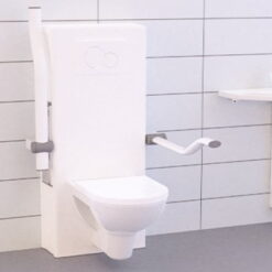 Hoog-laag toilet - Achterwand toiletlift (verticaal) | sta op toilet