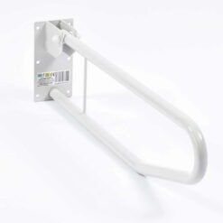 Toiletbeugel opklapbaar - Toiletsteun wandbeugel wit (70 cm) - Afbeelding 3