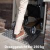 Drempelhulp 7 t/m 15 cm Heavy duty - aluminium
