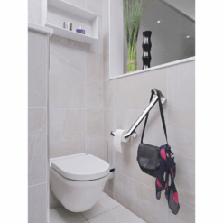 Alternative view of Multifunctionele toiletbeugel en steunstang - 2 kleuren