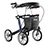 3 wiel rollator - aluminium - zilver