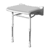 Opklapbaar douchezitje - 46cm breed