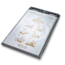 Transferbord rolbord met handvatten - Silver - Afbeelding 3