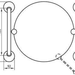 Alternative view of Kantelspiegel set - Linido