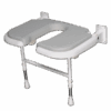 Douchezitje opklapbaar U-vorm - 58cm breed