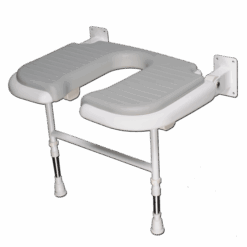 Douchezitje opklapbaar U-vorm - 58cm breed