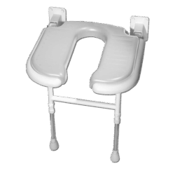 Douchezitje opklapbaar U-vorm - 46cm Breed