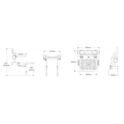Alternative view of Douchezitje standaard met rug- en armleuning - 58cm Breed