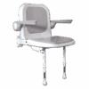 Douchezitje standaard met rug- en armleuning - 58cm Breed