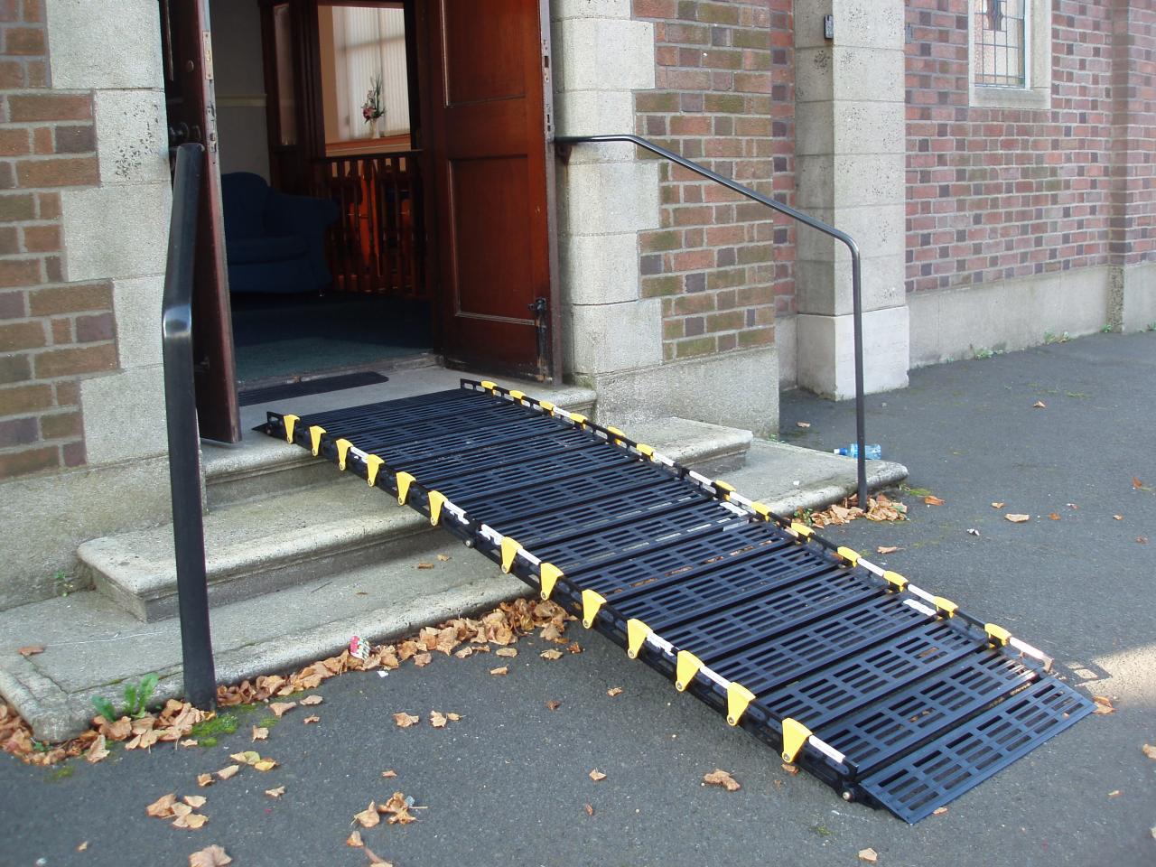 184 cm - Oprijplaat oprolbaar van aluminium ROLL-a-RAMP