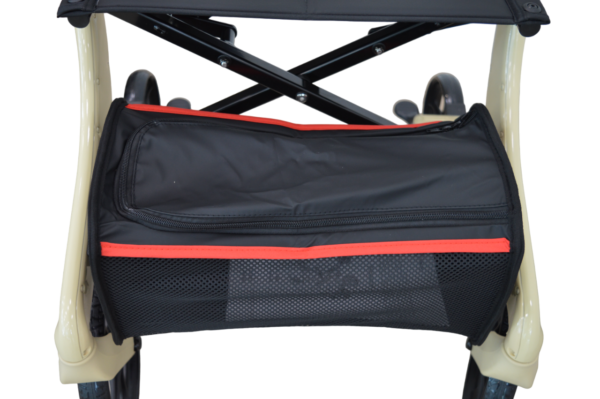 Homecare Rollator – Lichtgewicht Design <span class="product-subtitle"> - Inclusief Rugleuning en Opbergtas - Tot 136 kg</span>