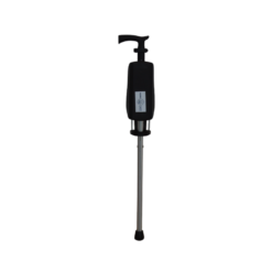 Wandelstok met Zitje voor Senioren – Opvouwbare Klapstoel – Lichtgewicht in Grijs & Zwart - Afbeelding 3