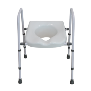 Toiletframe met Zitting en Hygiëne Uitsparing – Optimaal Comfort en Ondersteuning