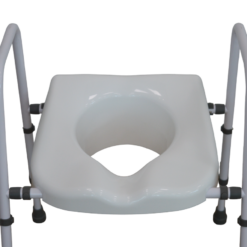 Toiletframe met Zitting en Hygiëne Uitsparing – Optimaal Comfort en Ondersteuning - Afbeelding 2